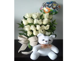 Producto flores WHITE